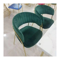 Chaise simple de luxe léger style nordique, rembourrée, pour balcon, salle à manger, maquillage, salon de thé, négociation, salon de manucure