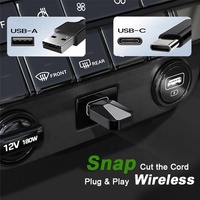 OEM 2 en 1 sans fil Carplay Android Auto Adaptateur Usb Plug Car Play Wifi Dongle Box pour Iphone Apple Ios Vw Ford Mazda Toyota