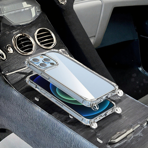 เคสโทรศัพท์มือถือ Cloudecor รุ่นใสกันกระแทก TPU พร้อมที่จับและสายคล้องคอสำหรับ <span class=keywords><strong>iPhone</strong></span> 17pro - Product Image 3