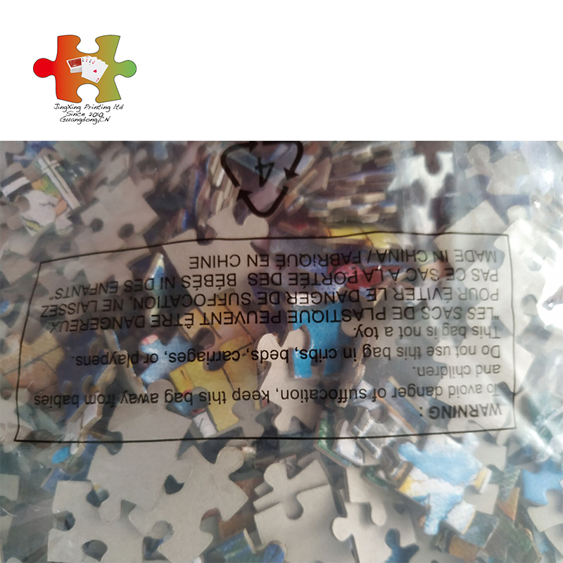 Прямая Заводская цена индивидуальные бумага игра-головоломка для детей