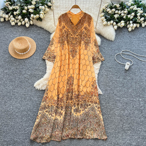 boho style maxi dress White Boho Maxi Dress main image 0