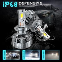 Phare LED V33 Haute Puissance 400W 40000LM 12V 24V H4 H7 H15 9005 pour Système d'Éclairage Automobile Prix Usine de Gros