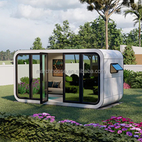 Maison Capsule Modulaire Extérieure Moderne Préfabriquée – Unités Portables en Acier pour Tiny House