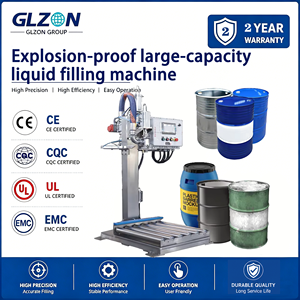Macchina Automatica GZ per Riempimento, Tappatura ed Etichettatura di Bottiglie, Barile a Doppia Testa da 200L per Acido Solforico - Product Image 1