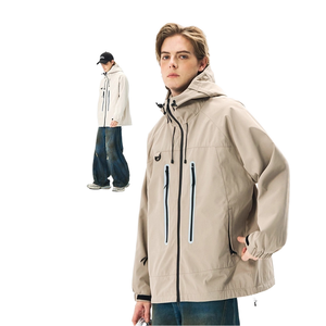 Izexx stile montano Trendy giacca da esterno con cappuccio riflettente da uomo <span class=keywords><strong>abbigliamento</strong></span> Casual in tela per escursioni in campeggio invernale - Product Image 1