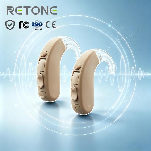 Hot Selling Retone  Health Care  Digital  Wireless Ear Hearing Aid for Mild to Severe