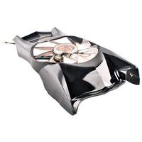 Ventilateur de refroidissement de carte graphique T129215DU (AF786dR) à roulement fluide 4 broches DC12V 0.50A pour boîtier d'ordinateur compatible GTS450/GTS450SE/D5