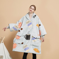 Couverture à Capuche Tissée Moderne Imprimée à Pois Super Douce et Écologique pour Adultes, Enfants et Tout-Petits – Grande Taille – Vente Flash Dropshipping