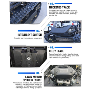 Cao hiệu quả qualikey 810-90a tự trị GPS navigation bãi cỏ di chuyển Robot Máy cắt cỏ với giá nhà máy để bán - Product Image 6