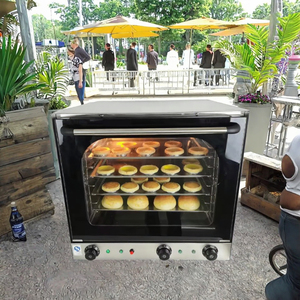 Hot Blast đôi fan hâm mộ Lò nướng điện với thời gian phun đối lưu nướng điều chỉnh nhiệt-New 1 năm bảo hành - Product Image 3