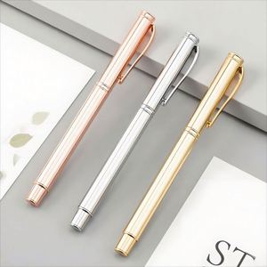 Luxury Quality Custom Metal Ballpoint <b>Pen</b> with Custom Logo Slim Design Black/<b>Multi</b>-<b>Colored</b> Ink for Office & School Use Gift - Product Image 2