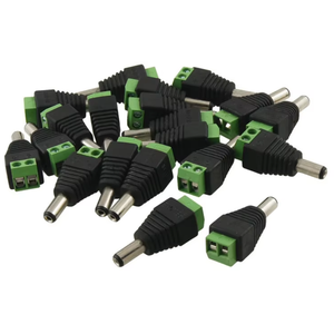直流电源连接器适配器 2pin 3pin 4pin 8pin PMC PFC 12V 公头母头插头 CATV CCTV 摄像机螺丝接线端子插头 - Product Image 2
