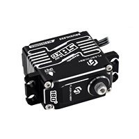 Flashhobby BLS3858MED Servo Digital Programable de 58KG con Super Torque, Sensor Magnético de 0.12 Segundos, Motor sin Escobillas a Prueba de Agua para Auto RC