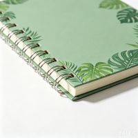 Carnet à spirales personnalisé avec impression sur mesure, 160 pages, papier épais, journal personnalisé pour écrire, dessiner, cadeaux de boutique, carnets