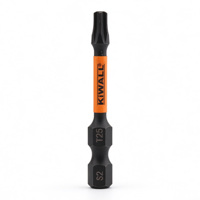 KiWALL T25 Torx Impact Bits 5Pcs S2 Steel Magnetic 1/4" Hex Shank Driver Bit Set