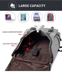 Sac à dos de voyage personnalisé de grande taille, imperméable, multifonctionnel, mochila, sac à dos d'étudiant, sport, loisirs, école - Product Image 3