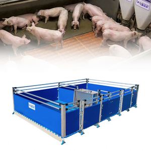 Clôture de pépinière de porc nouvellement conçue avec un sol confortable pour les porcelets Caisse de sevrage de caisse de pépinière de porc - Product Image 3