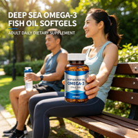 Huile de poisson pour adultes en gélules molles, formule personnalisée, emballage en vrac, vente en gros, complément alimentaire naturel EPA DHA, marque privée OEM