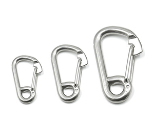 Mousqueton d'escalade à ressort en acier inoxydable 304 pour <span class=keywords><strong>chien</strong></span>, M4 M5 M6 M8 M10 M12 - Product Image 4
