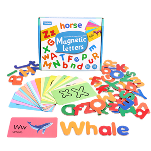 <span class=keywords><strong>Jeu</strong></span> de puzzle magnétique en bois à lettres DIY, idéal pour développer l'orthographe et l'apprentissage <span class=keywords><strong>des</strong></span> enfants, garçons et filles - Product Image 6