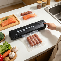 Machine de mise sous vide domestique à forte aspiration, scelleuse électrique automatique pour la conservation des aliments, pour une utilisation en cuisine, sans BPA, scellage hermétique