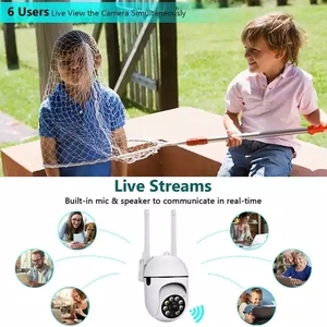 Cámaras PTZ A7 1080P, Cámara WiFi de 2MP, Cámara Inalámbrica de Seguridad para el Hogar, Visión Nocturna, Detección de Movimiento, Audio Bidireccional, 2.4GHZ, Aplicación VI365 - Product Image 5