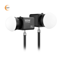 100W ha condotto la Video luce portatile Cob continua di illuminazione creatore di Video fotografia di Vlogger