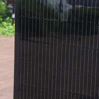Prix d'usine 16.5V 200W Panneau solaire flexible tout noir pour les activités de plein air