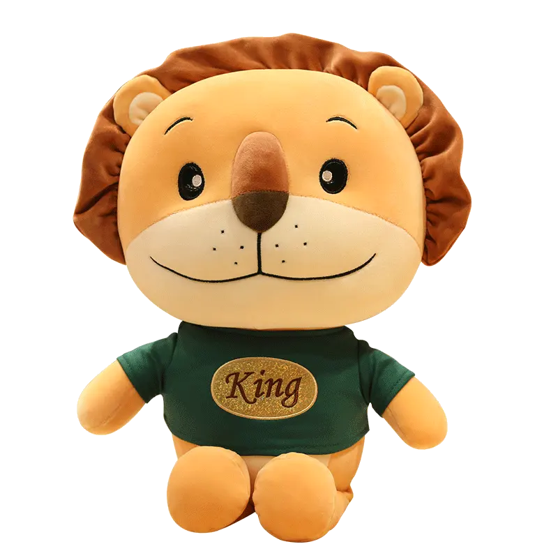Mainan Super Suka Diemong The Lion King untuk Hadiah Anak-anak Boneka Hewan Lion King Mainan Mewah Kartun Lion King