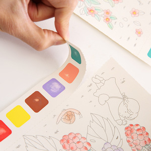 Libro di Pittura ad Acquerello per Bambini, Set da Viaggio Tascabile, Produzione Personalizzata di Libri per Dipingere ad Acquerello - Product Image 3