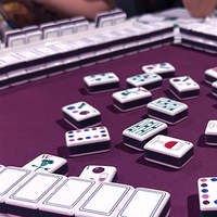 Tapis de mahjong en néoprène 31,5x31,5 pouces, housse de table de mahjong en caoutchouc pour les fêtes de fin de semaine et le divertissement à domicile, en stock