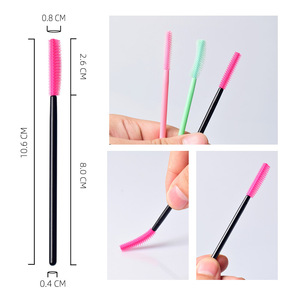 Disposable <b>Silicone</b> Mascara Wands Eyelash Applicator Eyebrow Brush for Lash Extension Makeup <b>Tool</b> Kit - Product Image 5