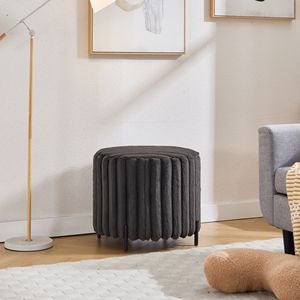 Modern Kadife Dinlenme Koltuğu, Osmanlı Sehpalı, Peluş Köpük Dolgulu Şezlong, Oturma Odası ve Yatak Odası İçin - Product Image 1