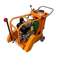 Coupe-béton diesel Vorsan pour la découpe de routes et le rainurage des sols, haute efficacité, profondeur de coupe de 18 cm, vitesse de 10 m/min