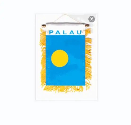 Высококачественный мини-баннер Palau 6 ''x 4'' Вымпел 15x10 см мини-баннеры 4x6 дюймов вешалка на присоске