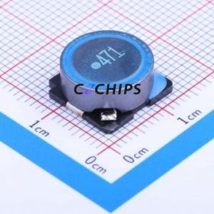 Inducteur de puissance SMD SLF12555T-471MR49-PF, 12,5x12,5 mm (Inductance : 470 µH) (Précision : 20 % Courant nominal : 480 mA) - Product Image 1