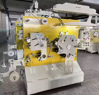 Machine d'impression flexographique haute vitesse JR-1541 pour étiquettes textiles, 60 m/min, 5 couleurs, pour la production d'étiquettes d'entretien des vêtements