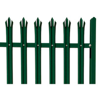Valla de Acero de 40 mm x 40 mm para Jardín, Seguridad Residencial, Ángulo Galvanizado de 2.4 m, Precios de Vallas de Palisade