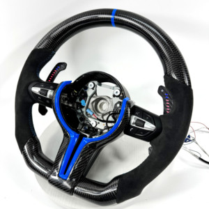 Volante de Fibra de Carbono para <span class=keywords><strong>BMW</strong></span> F10 F11 F15 F18 F20 F23 F25 F30 F32 F35 F40 F80 E84 E87 E90 E92 E93, Accesorios para Automóviles - Product Image 2