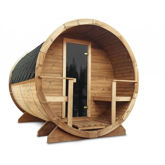 Nieuw Product Groothandel Buitensauna En Rustplaats Houten Huis Geprefabriceerde Barrensauna