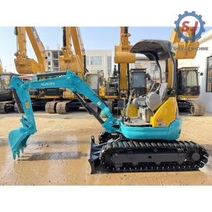 Mini-excavatrice Kubota U20 d'occasion, bien entretenue, faible nombre d'heures, compacte, idéale pour le jardinage, l'agriculture et l'aménagement paysager, prête à être expédiée depuis la Chine - Product Image 3