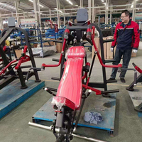Machine de musculation professionnelle Super Chest Press à charge par disques, pour entraînement des pectoraux moyens assis en salle de sport