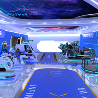 Infinity VR Game Center Proyecto comercial de realidad virtual Parque de atracciones comercial Interior 9D VR Parque temático Simulador Hardware