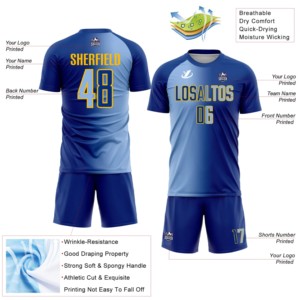 Conjunto de Uniforme de Fútbol Personalizado, Nuevo Diseño, Camiseta de Fútbol para Hombre de Secado Rápido, Conjunto de Camisetas de Fútbol Personalizadas - Product Image 2