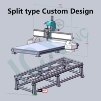 Nouvelle machine de routeur CNC JCXcnc à tête unique 1325 pour le contrôle DSP en bois est utilisée pour le panneau en plastique en aluminium Eva Etc.