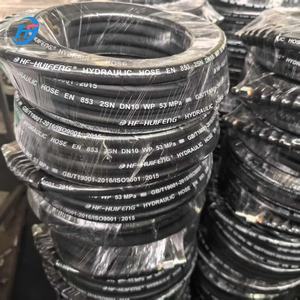 Alta Pressão Preto Aço Inoxidável Hidráulico Fittings Mangueira Tubo com Mangueiras Hidráulicas & Mangueiras Fittings - Product Image 3