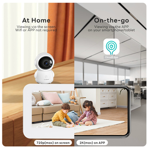 Y2-US 4.3 pouces écran WIFI suivi automatique APP alarme Audio bidirectionnel bébé moniteur caméra résolution 1080p <span class=keywords><strong>livraison</strong></span> rapide entrepôt américain - Product Image 5