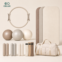 Ensemble d'accessoires de poids réglables pour chevilles et poignets, couleur personnalisable, pour la maison, la gym, le fitness, le yoga, le Pilates, avec Power Ring, tapis de yoga et logo personnalisé