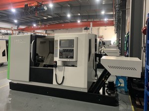Torno CNC de Bancada Inclinada, Centro de Torneado, Torreta de Herramientas BMT55 VDI 12T/16T, Eje <span class=keywords><strong>C</strong></span>, Eje Y, Modelo HT5L de DRC MACHINERY - Product Image 2