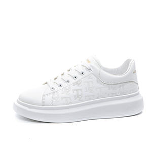 Erkek gündelik ayakkabı ilkbahar yaz tüm maç Platform ayakkabılar kalın taban siyah samuray düşük üst dantel-up kapatma ile - Product Image 5